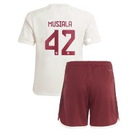 Bayern Munich Jamal Musiala #42 3rd trikot Kinder 2023-24 Kurzarm (+ Kurze Hosen)